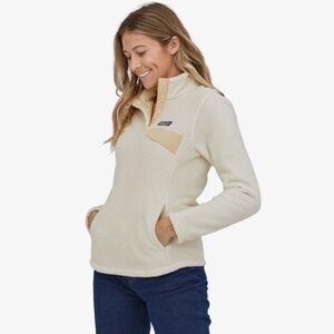Patagonia White Fleece Pullover
